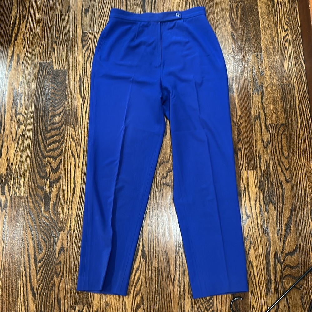 Giorgio Armani Royal Blue Trousers made in Italy.